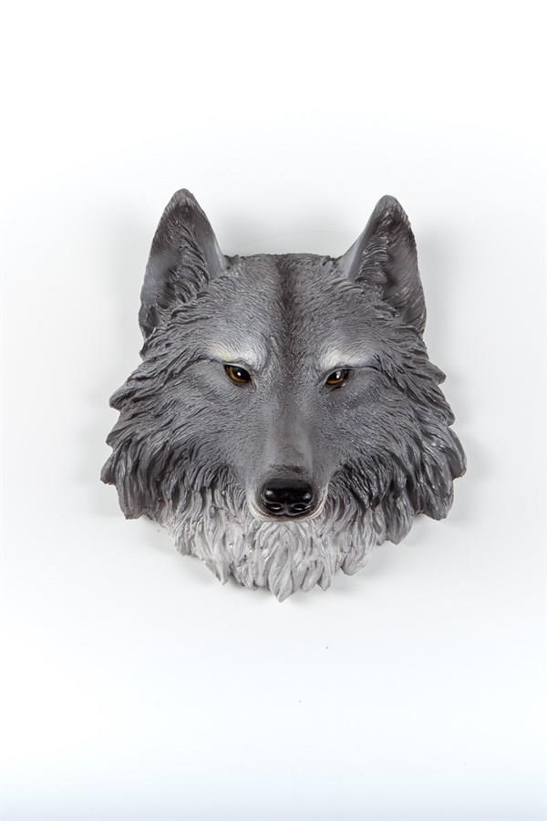 Amerika Birleşik DevletleriDünyadan HediyelerBB-128-KURTKeskin Hediyelik Eşya Ve TekstilAlaska Kurdu Kafası Duvar Süsü Biblo