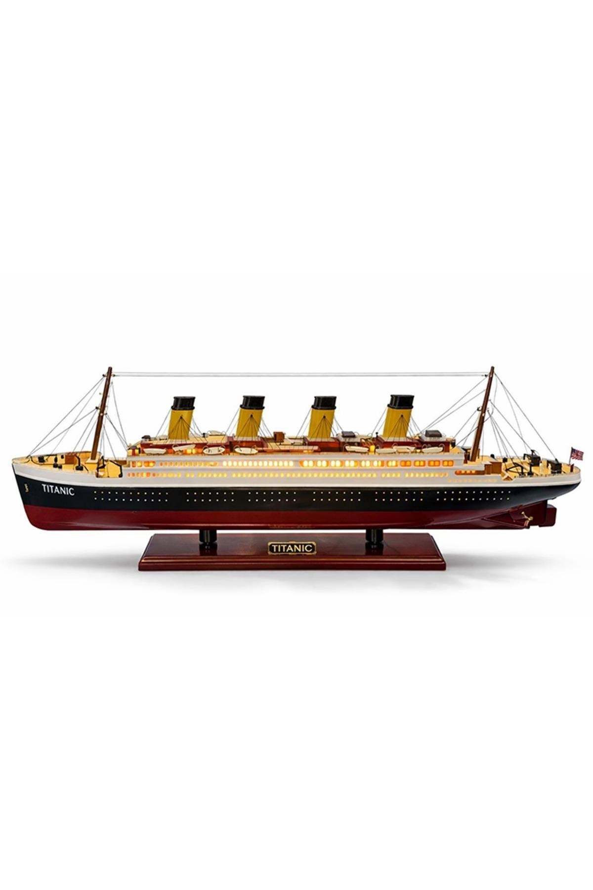 Amerika Birleşik DevletleriDünyadan HediyelerDNY-HDYALK4594Keskin Hediyelik Eşya Ve TekstilTitanik Led Işıklı Ahşap Model 100cm Titanic Gemi Koleksiyon