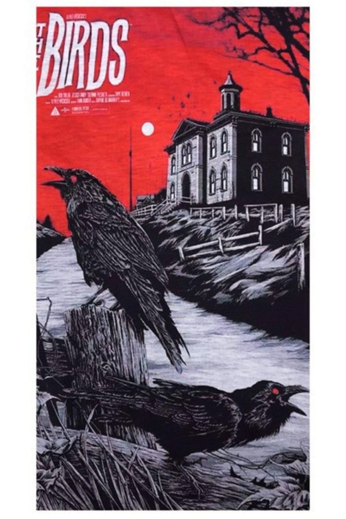 Amerika Birleşik DevletleriDünyadan HediyelerVOSBF-45856Keskin Hediyelik Eşya Ve TekstilAlfred Hitchcock Birds Filmi Temalı Buff Boyunluk Bandana No:5