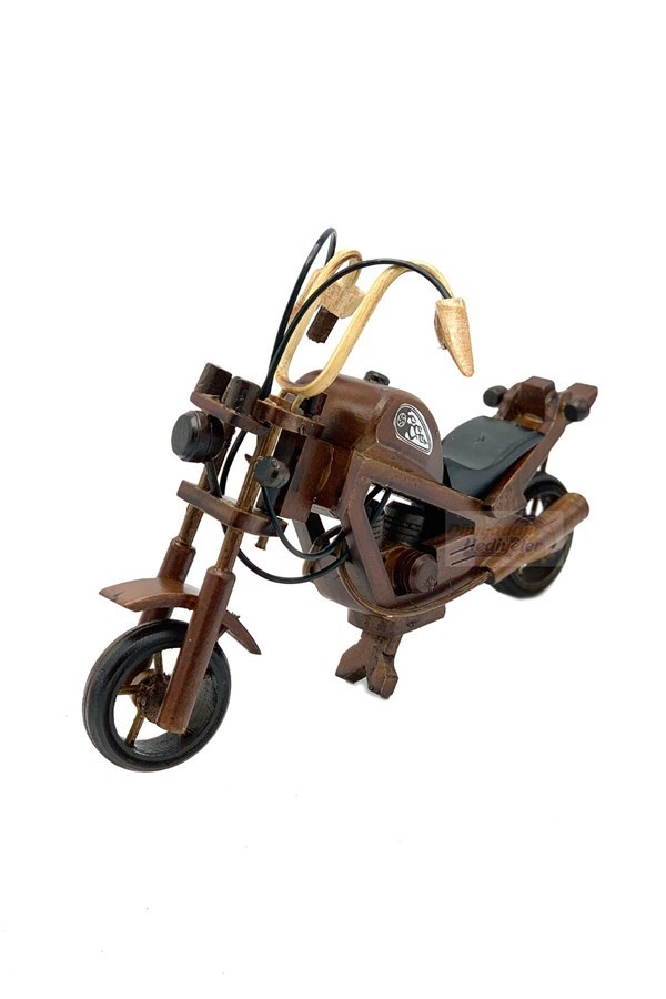 Amerika Birleşik DevletleriDünyadan HediyelerOZ-MTRNO78Keskin Hediyelik Eşya Ve TekstilDekoratif Ahşap Harley Davidson Motosiklet 28 cm