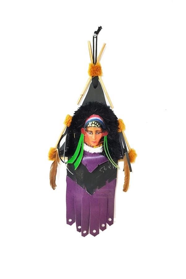 Amerika Birleşik DevletleriDünyadan HediyelerOZ-KZLDRL-2Keskin Hediyelik Eşya Ve TekstilKızılderili Maske Duvar Süsü Savaşçı 50 cm No.2