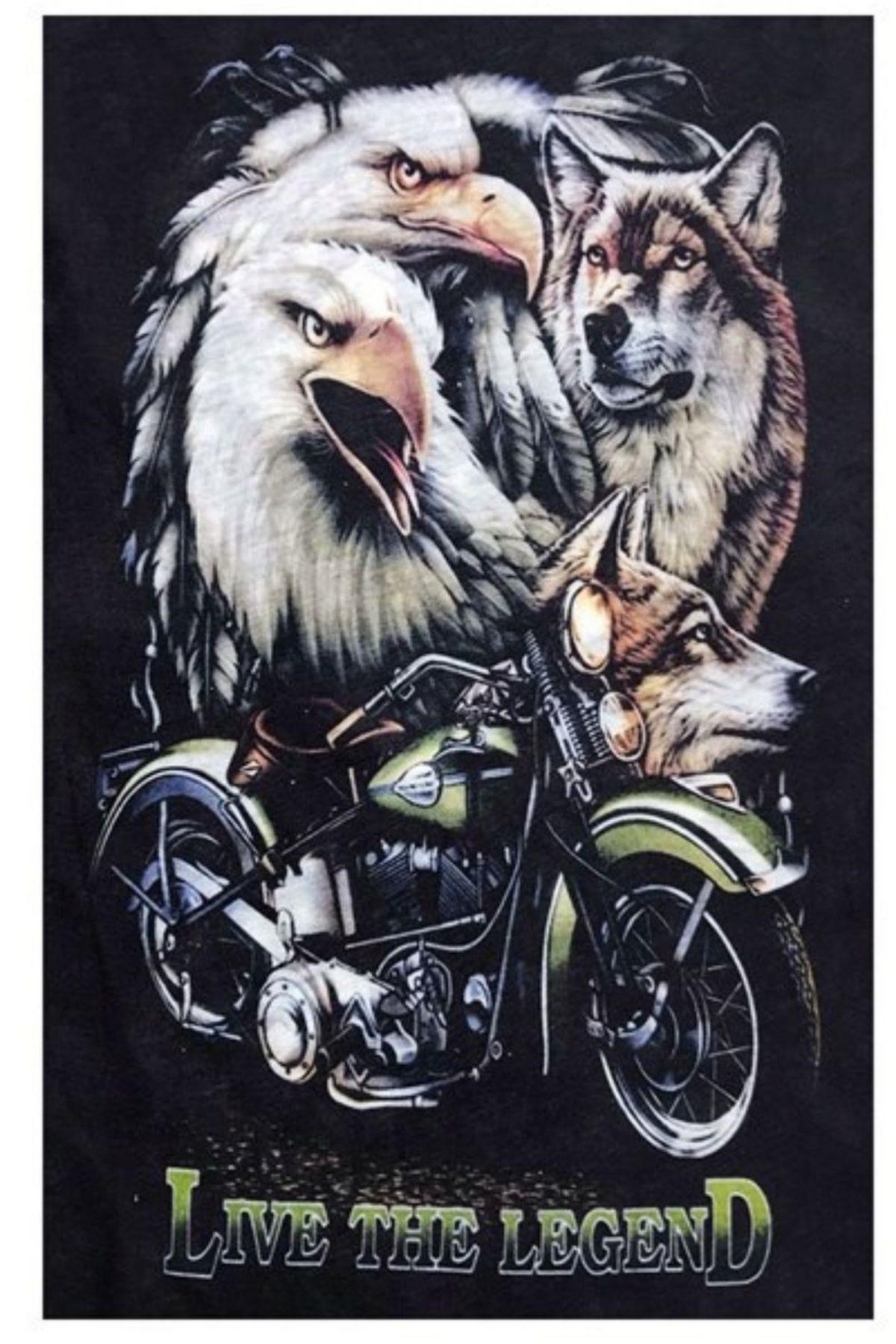 Amerika Birleşik DevletleriDünyadan HediyelerVOSBF-87521Keskin Hediyelik Eşya Ve TekstilMotorsiklet Temalı Buff Boyunluk Bandana No:153