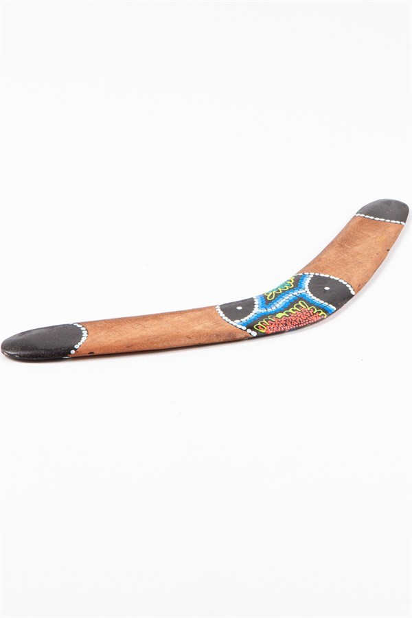 AvustralyaDünyadan HediyelerBRT-777LRKeskin Hediyelik Eşya Ve TekstilAhşap Bumerang Batikli Boomerang 40 cm