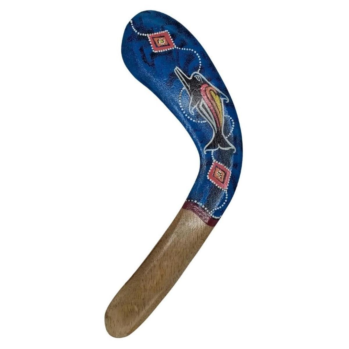 AvustralyaDünyadan HediyelerDNY-HD100548Keskin Hediyelik Eşya Ve TekstilAhşap Bumerang Yeni Batikli Geniş 40cm