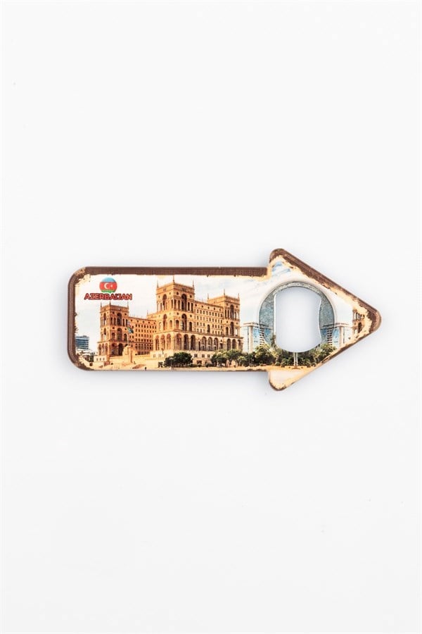 AzerbaycanDünyadan HediyelerMGNTYNAÇCK-5150Keskin Hediyelik Eşya Ve TekstilAzerbaycan Temalı Magnet Yön Açacak