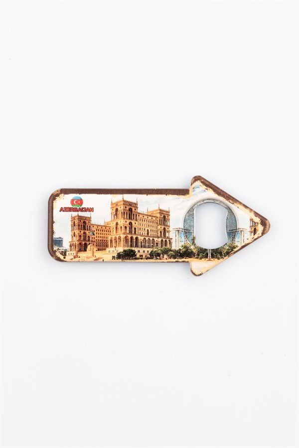 AzerbaycanDünyadan HediyelerMGNTYNAÇCK-5150Keskin Hediyelik Eşya Ve TekstilAzerbaycan Temalı Magnet Yön Açacak