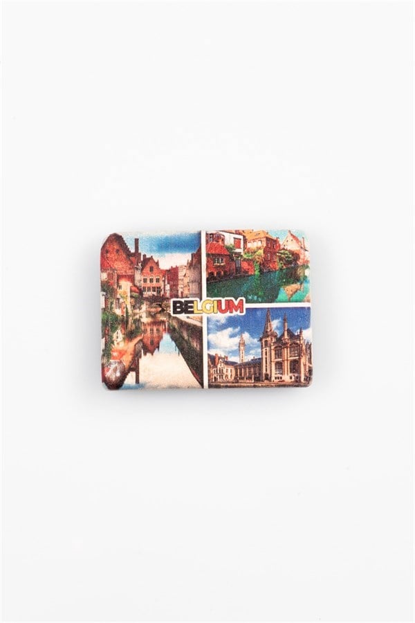 BelçikaDünyadan HediyelerKRTSTŞMGNT-833Keskin Hediyelik Eşya Ve TekstilBelçika Temalı Taş Magnet