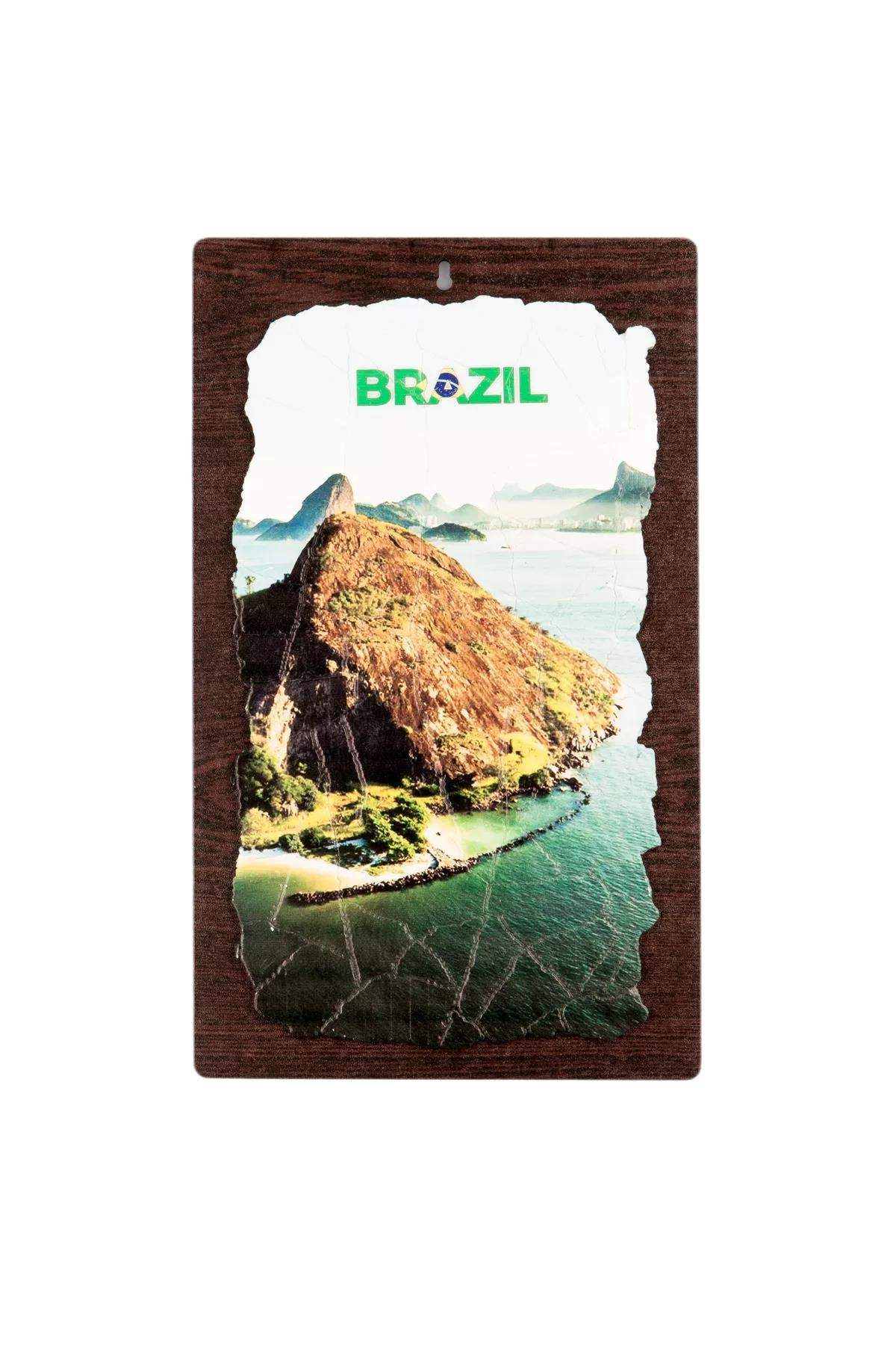 BrezilyaDünyadan HediyelerKRTS-032Keskin Hediyelik Eşya Ve TekstilBrezilya Temalı Ahşap Fresco Tablo