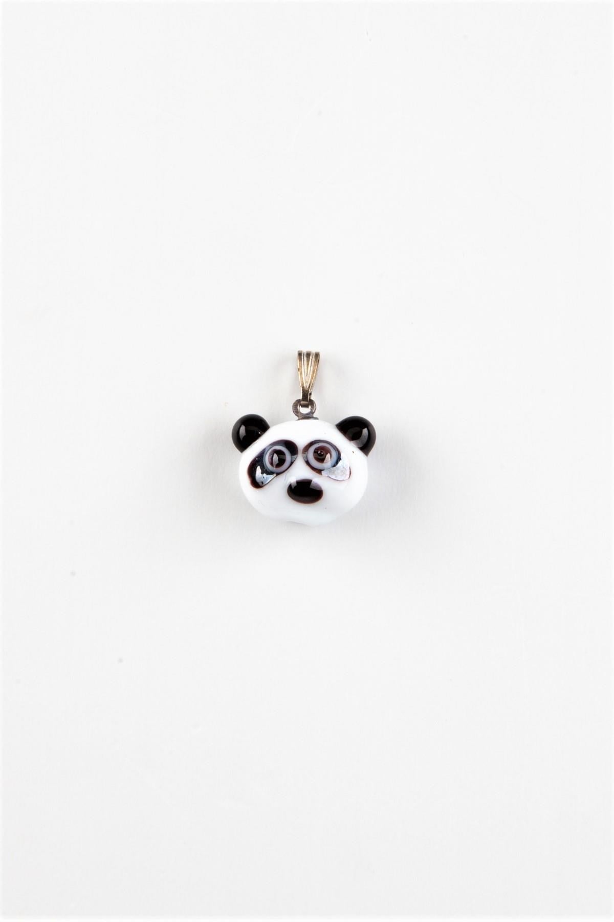 ÇinDünyadan HediyelerBJ-KLYPNDK-050Keskin Hediyelik Eşya Ve TekstilMurano Cam Panda Kafası Kolye Ucu