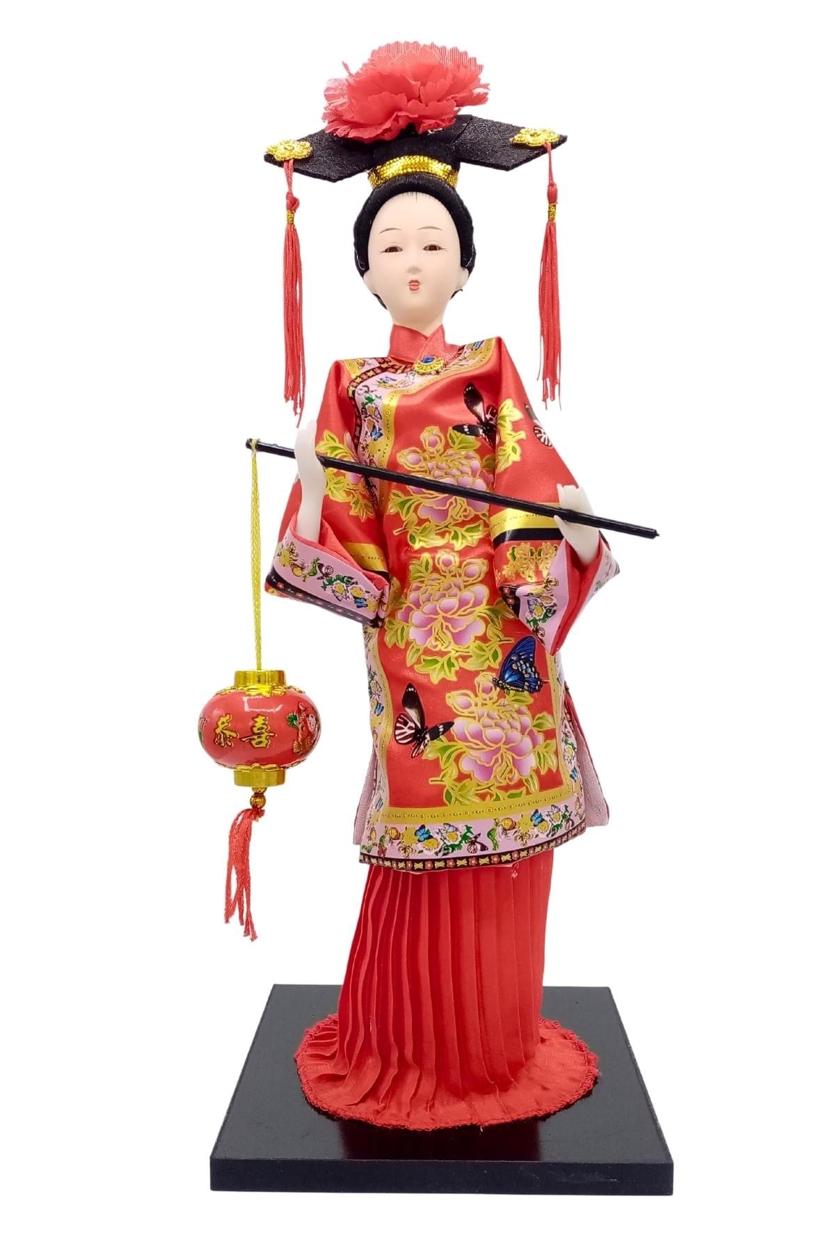 ÇinDünyadan HediyelerDNY-HDYZMTCHNS01Keskin Hediyelik Eşya Ve TekstilGeleneksel Çin Kostüm Bebek Kabuki Biblo 30 cm No.1