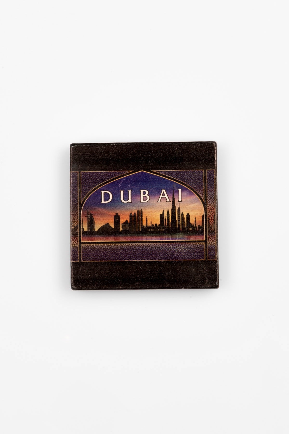 DubaiDünyadan HediyelerTŞBRDKALT-1059entegraDubai Temalı Taş Bardak Altlığı