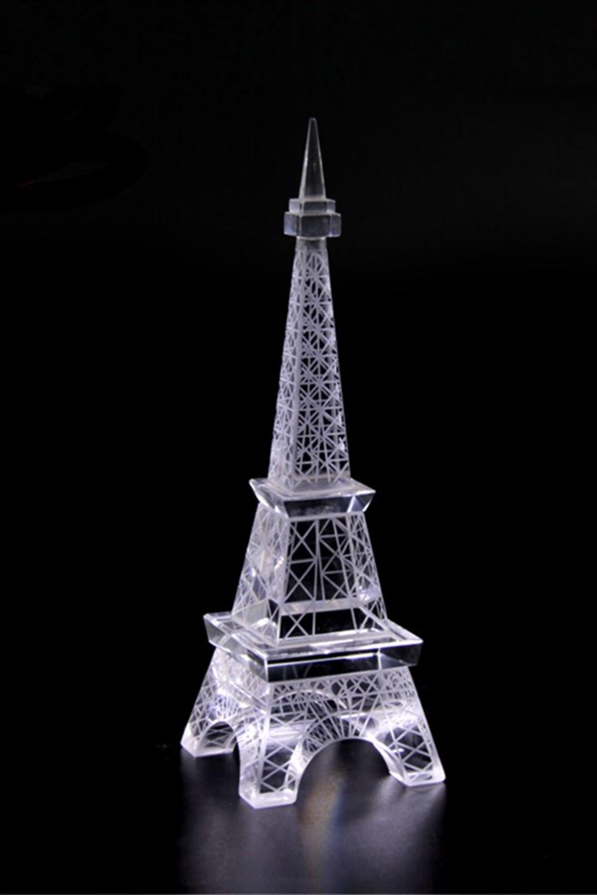 FransaDünyadan HediyelerISTC-EYF-541Keskin Hediyelik Eşya Ve TekstilKristal Cam Paris Eyfel Kulesi 19 cm