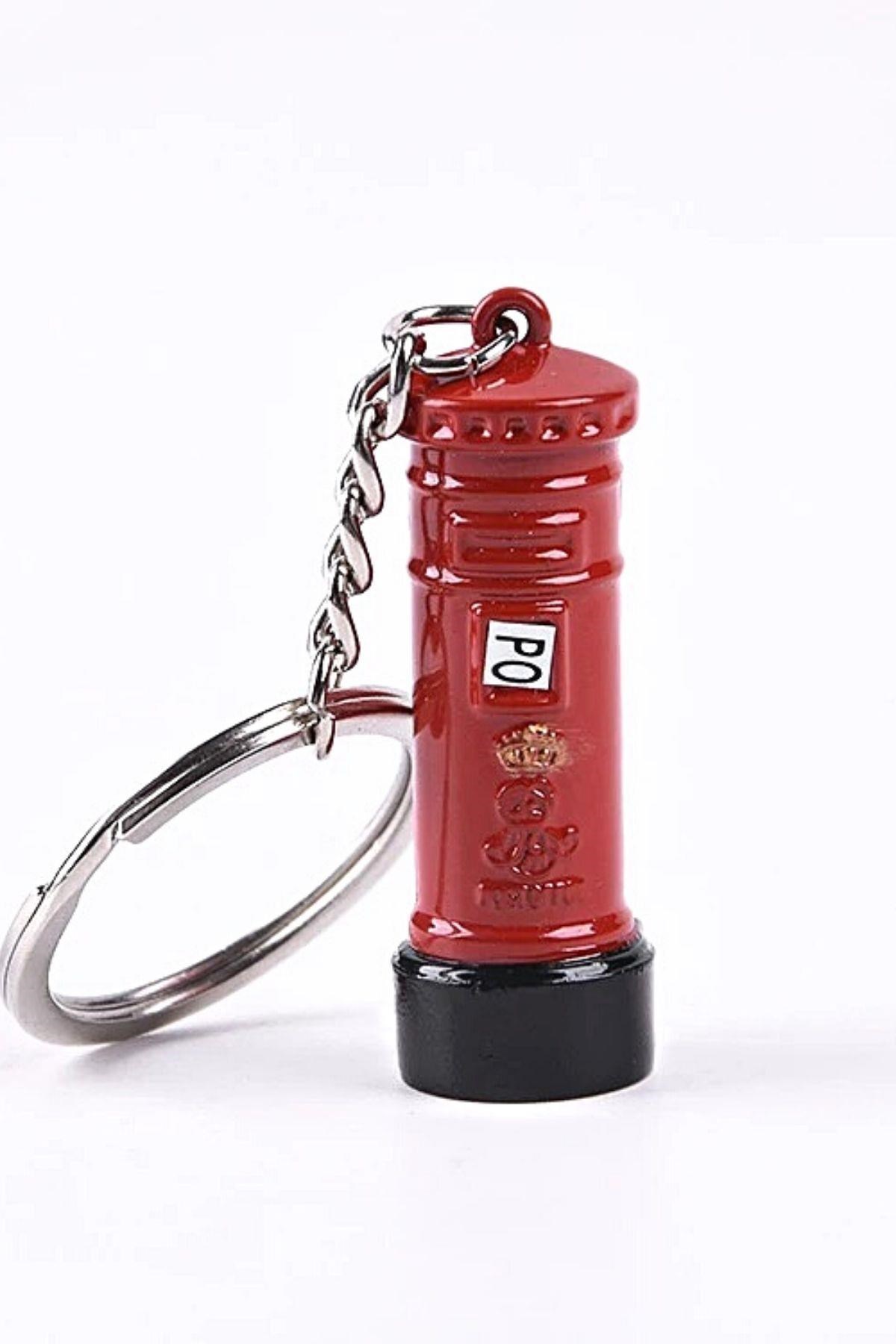 İngiltereDünyadan HediyelerDNY-HD100241Keskin Hediyelik Eşya Ve TekstilLondra Posta Kutusu Anahtarlık Metal Model