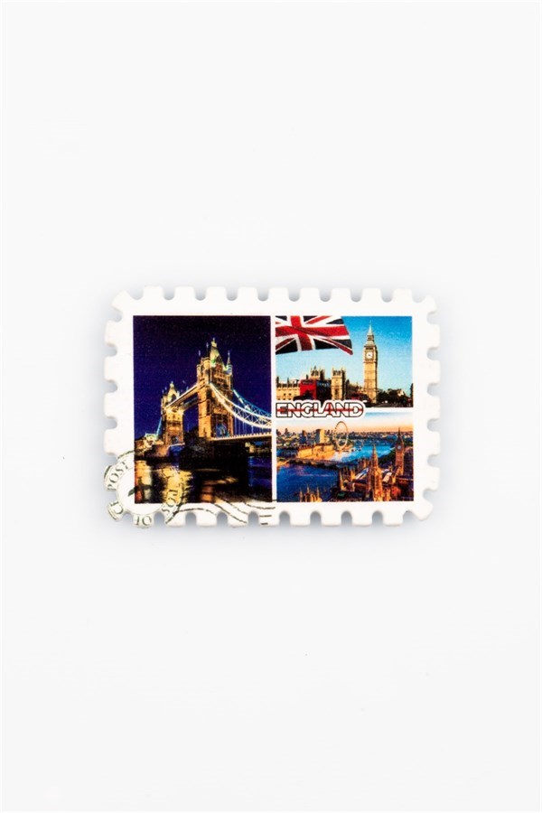 İngiltereDünyadan HediyelerKRTSPULMGNT-299Keskin Hediyelik Eşya Ve Tekstilİngiltere Londra Temalı Pul Magnet
