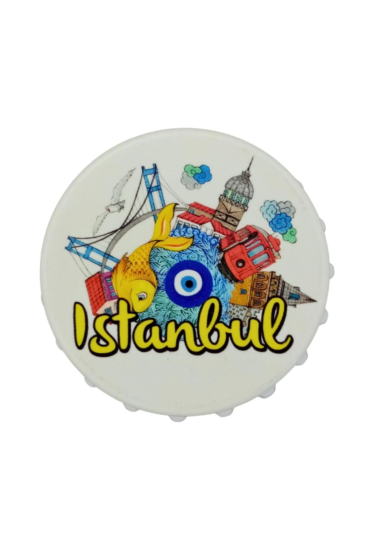 İstanbulDünyadan HediyelerDNY-HD100937Keskin Hediyelik Eşya Ve Tekstilİstanbul Temalı Magnet Kapak Açacak