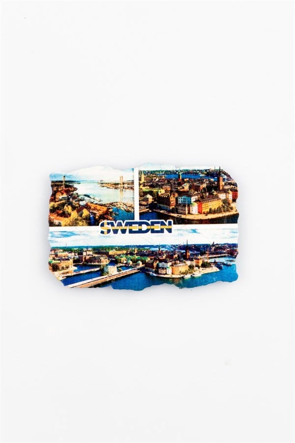 İsveçDünyadan HediyelerKRTSFRSCMGNT-436Keskin Hediyelik Eşya Ve Tekstilİsveç Stockholm Temalı Fresco Magnet