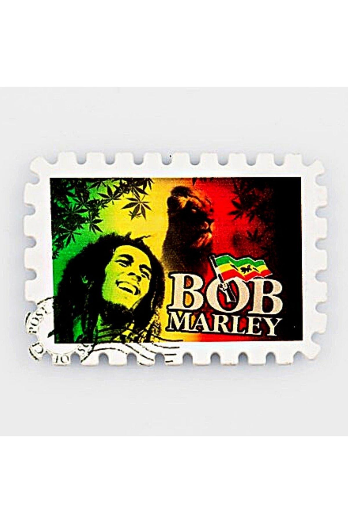 JamaikaDünyadan HediyelerKRTSPULMGNT-307Keskin Hediyelik Eşya Ve TekstilBob Marley Jamaika Pul Magnet