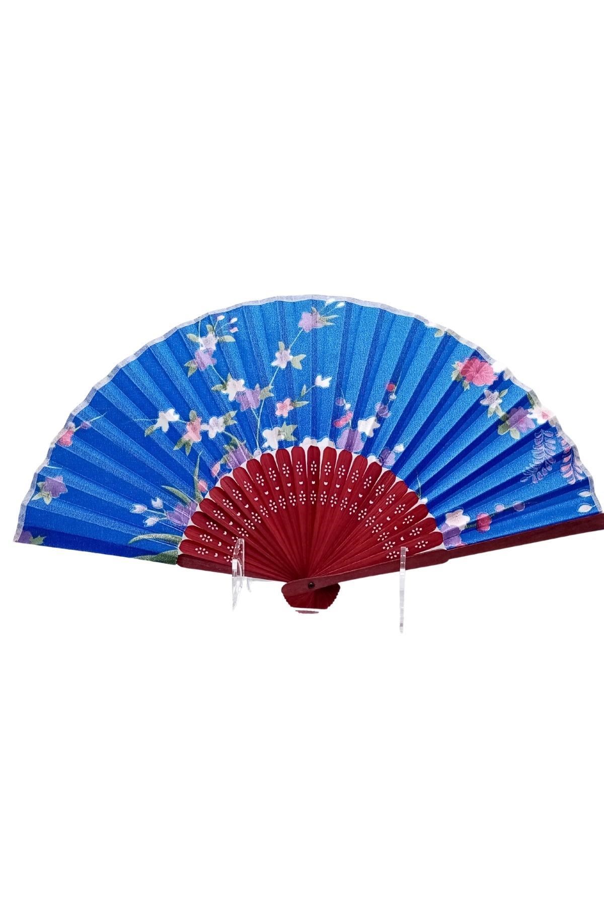 JaponyaDünyadan HediyelerDNY-HD100710Keskin Hediyelik Eşya Ve TekstilJapon Bambu Kumaş Yelpaze Çanta Boy Stant Hediyeli No.28