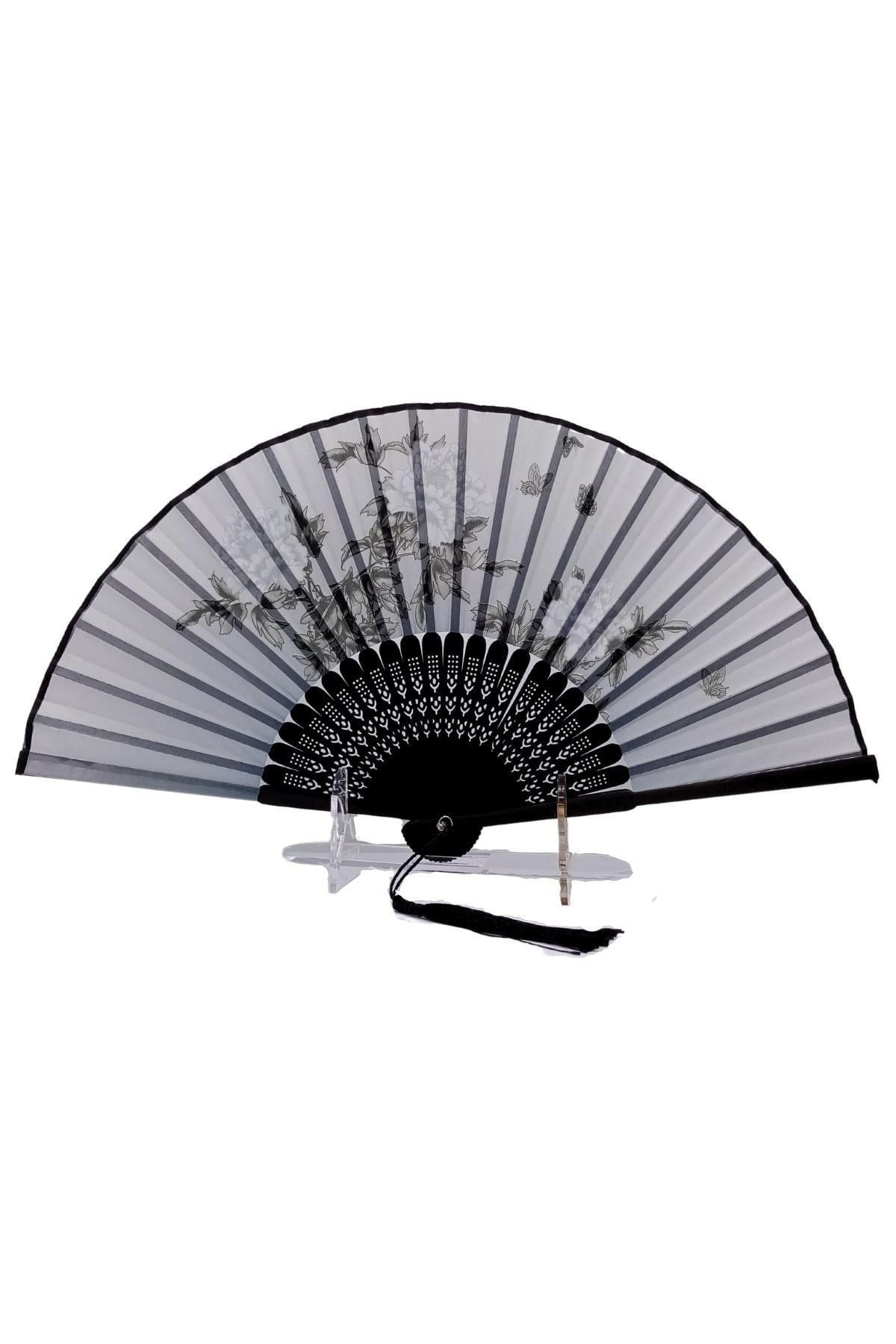 JaponyaDünyadan HediyelerDNY-HD100749Keskin Hediyelik Eşya Ve TekstilJapon Bambu Kumaş Yelpaze Çanta Boy Stant Hediyeli No.67