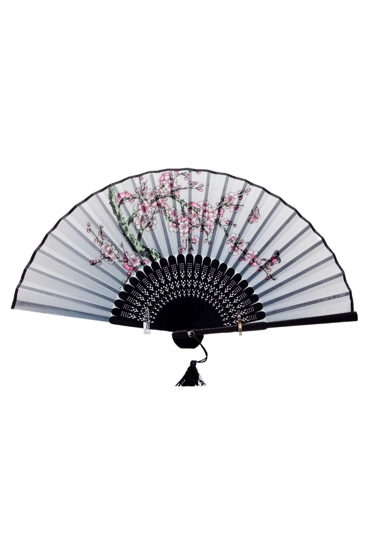 JaponyaDünyadan HediyelerDNY-HD100753Keskin Hediyelik Eşya Ve TekstilJapon Bambu Kumaş Yelpaze Çanta Boy Stant Hediyeli No.71