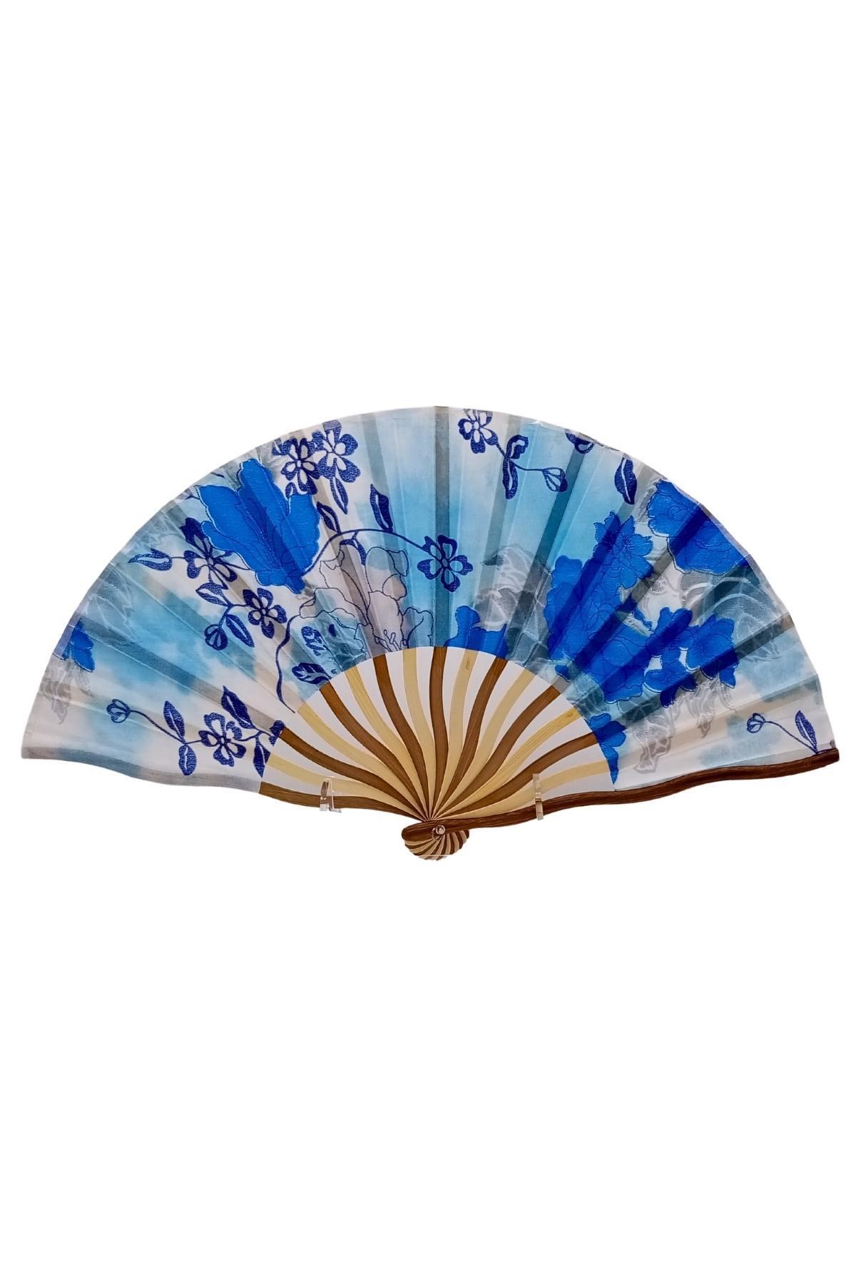 JaponyaDünyadan HediyelerDNY-HD100754Keskin Hediyelik Eşya Ve TekstilJapon Bambu Kumaş Yelpaze Çanta Boy Stant Hediyeli No.72