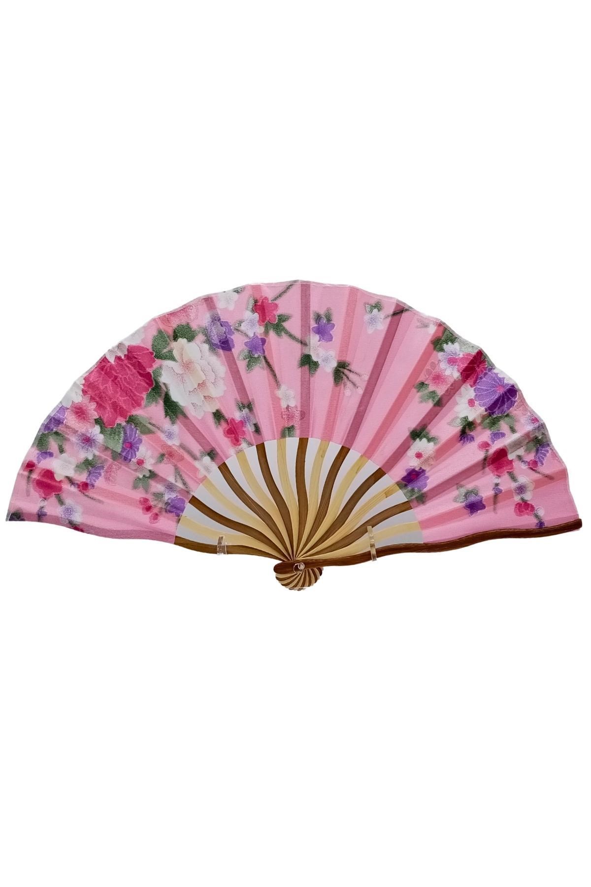JaponyaDünyadan HediyelerDNY-HD100755Keskin Hediyelik Eşya Ve TekstilJapon Bambu Kumaş Yelpaze Çanta Boy Stant Hediyeli No.73