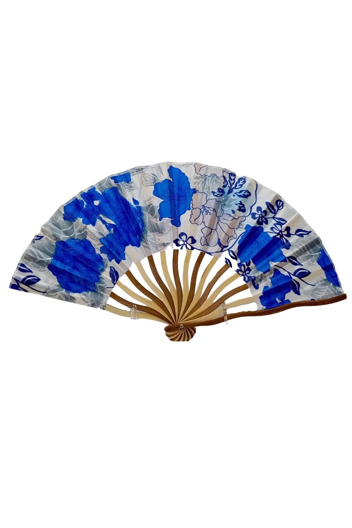 JaponyaDünyadan HediyelerDNY-HD100756Keskin Hediyelik Eşya Ve TekstilJapon Bambu Kumaş Yelpaze Çanta Boy Stant Hediyeli No.74