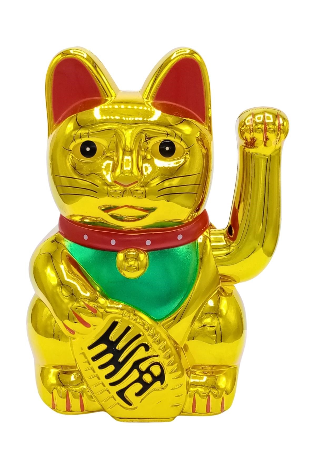 JaponyaDünyadan HediyelerDNY-HDYKSKALK2933Keskin Hediyelik Eşya Ve TekstilManeki Neko El Sallayan Şans Kedisi Pilli No.3 Alk2933