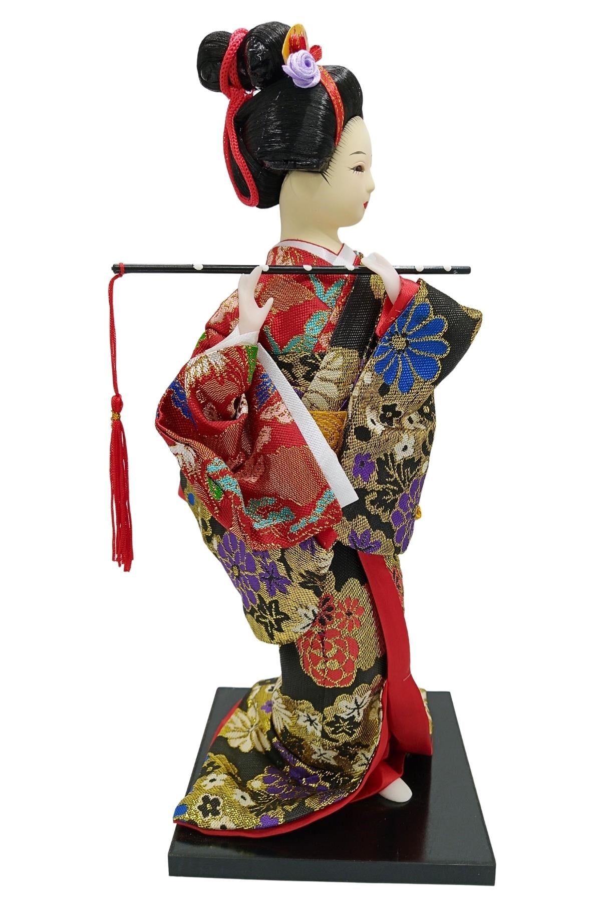 JaponyaDünyadan HediyelerDNY-HDZMRT19Keskin Hediyelik Eşya Ve TekstilJapon Kimonolu Geyşa Bebek Biblo 30 cm No.19