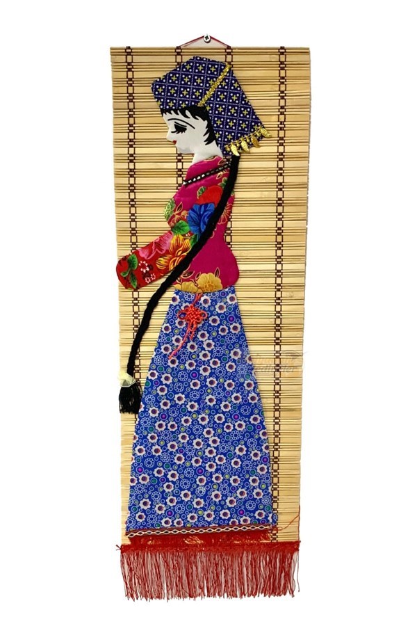 JaponyaDünyadan HediyelerJPN-GSHBBK-125Keskin Hediyelik Eşya Ve TekstilEl Yapımı Hasır Kimono Duvar Süsü No.1