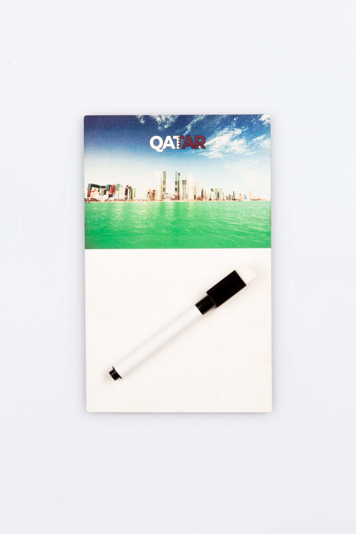 KatarDünyadan HediyelerAHŞPNTLK-4129entegraKatar Doha Magnetli Ahşap Notluk