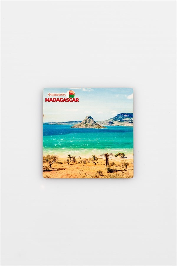 MadagaskarDünyadan HediyelerAHŞPBRDKALT-2103Keskin Hediyelik Eşya Ve TekstilMadagaskar Temalı Ahşap Bardak Altlığı