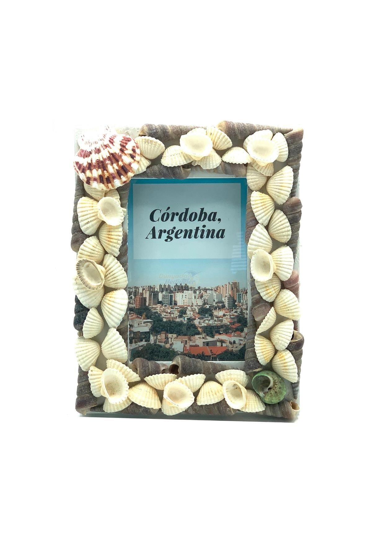 MaldivlerDünyadan HediyelerDNY-HD100133Keskin Hediyelik Eşya Ve TekstilDekoratif Ahşap Marin Deniz Kabuklu Resim Çerçevesi 16x22cm No:2