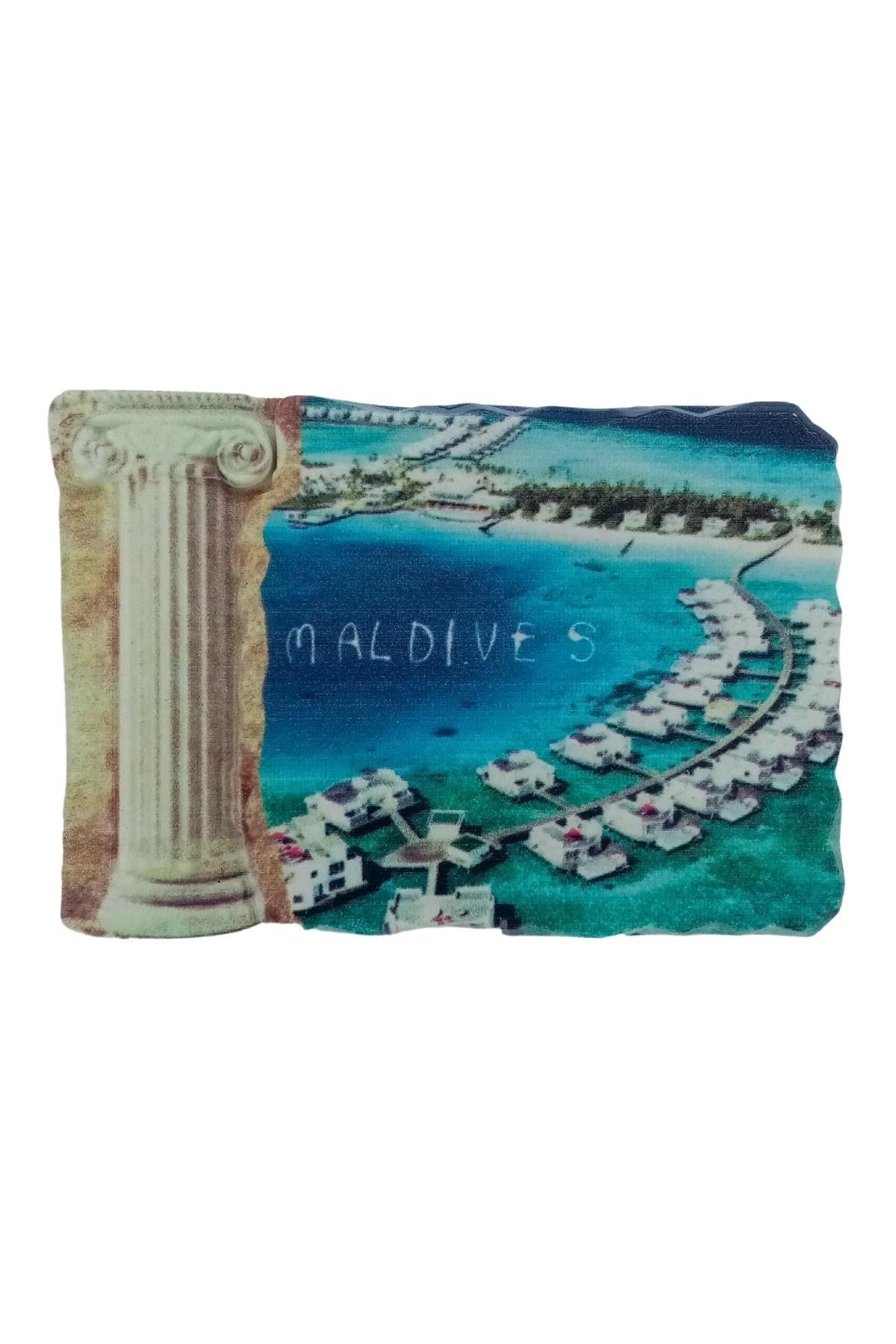 MaldivlerDünyadan HediyelerDNY-HD101274Keskin Hediyelik Eşya Ve TekstilMaldivler Temalı Sütun Magnet