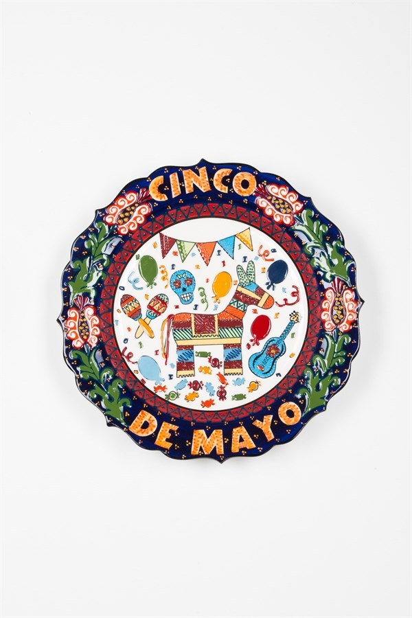 MeksikaDünyadan HediyelerMIMC-7895685Keskin Hediyelik Eşya Ve TekstilSeramik Tabak Cinco De Mayo 30 cm No.2