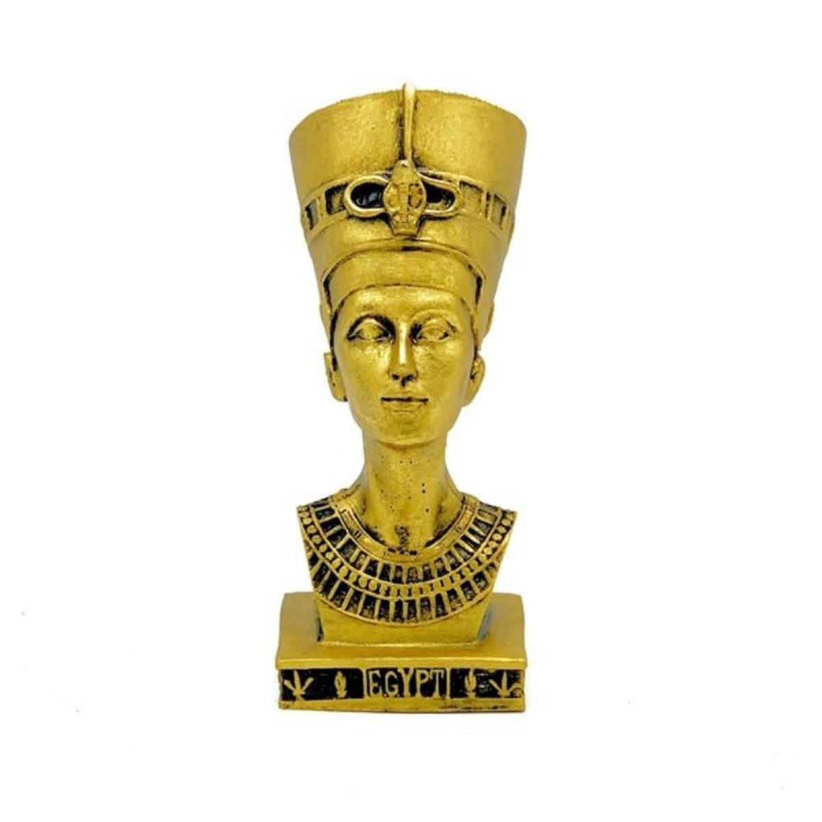 MısırDünyadan HediyelerKSK51A-13754Keskin Hediyelik Eşya Ve TekstilDekoratif Antik Mısır Nefertiti Polyester Biblo 15cm