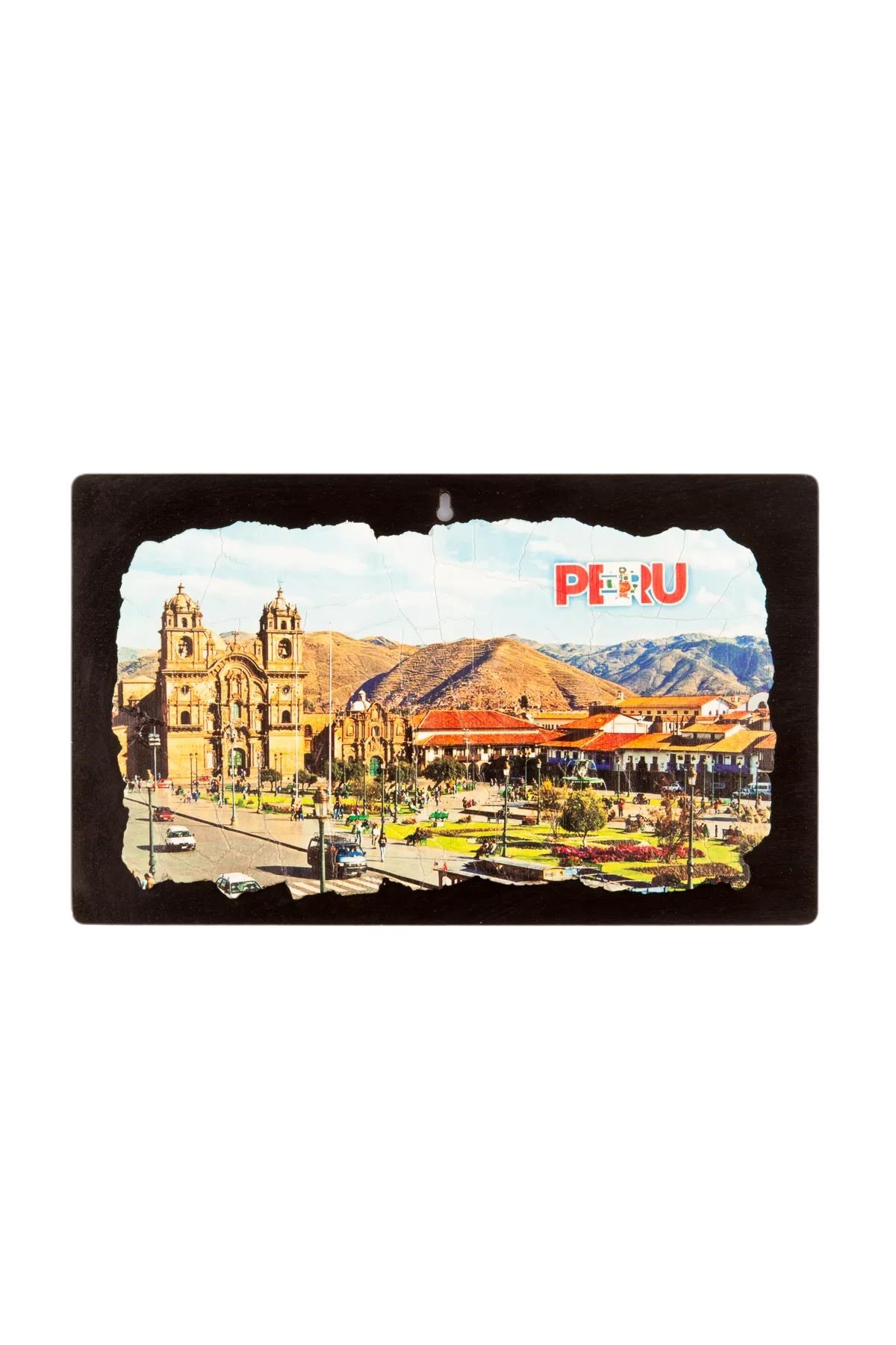 PeruDünyadan HediyelerKRTS-018Keskin Hediyelik Eşya Ve TekstilPeru Temalı Ahşap Fresco Tablo