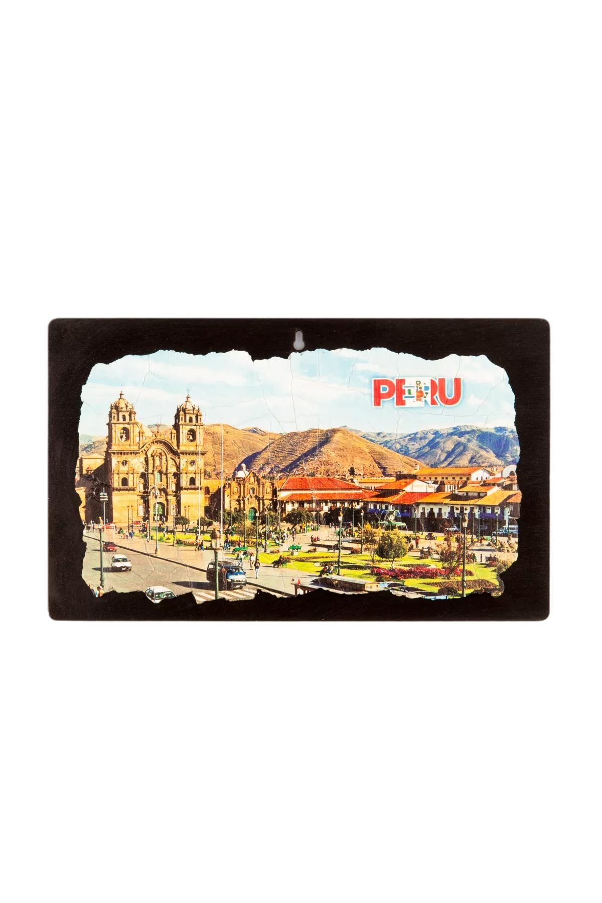 PeruDünyadan HediyelerKRTS-018Keskin Hediyelik Eşya Ve TekstilPeru Temalı Ahşap Fresco Tablo
