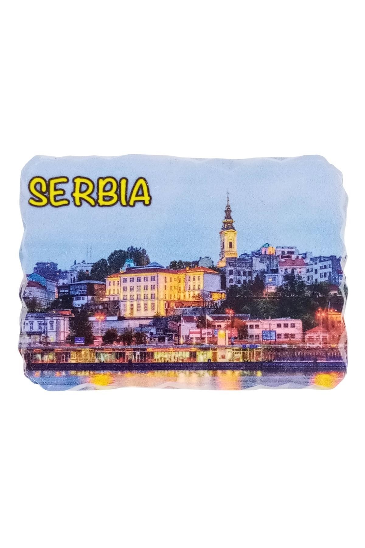 SırbistanDünyadan HediyelerDNY-HD101289Keskin Hediyelik Eşya Ve TekstilSırbistan Temalı Kırık Magnet