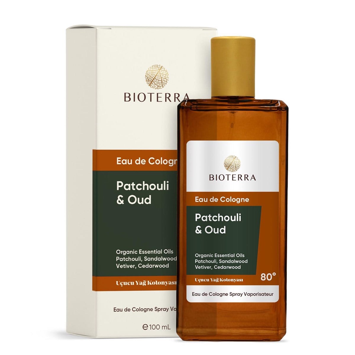 TürkiyeBioterraDNY-HD700 82 080Keskin Hediyelik Eşya Ve TekstilBioterra Paçuli Ud Kolonyası 100 Ml (Patchouli Oud Cologne)