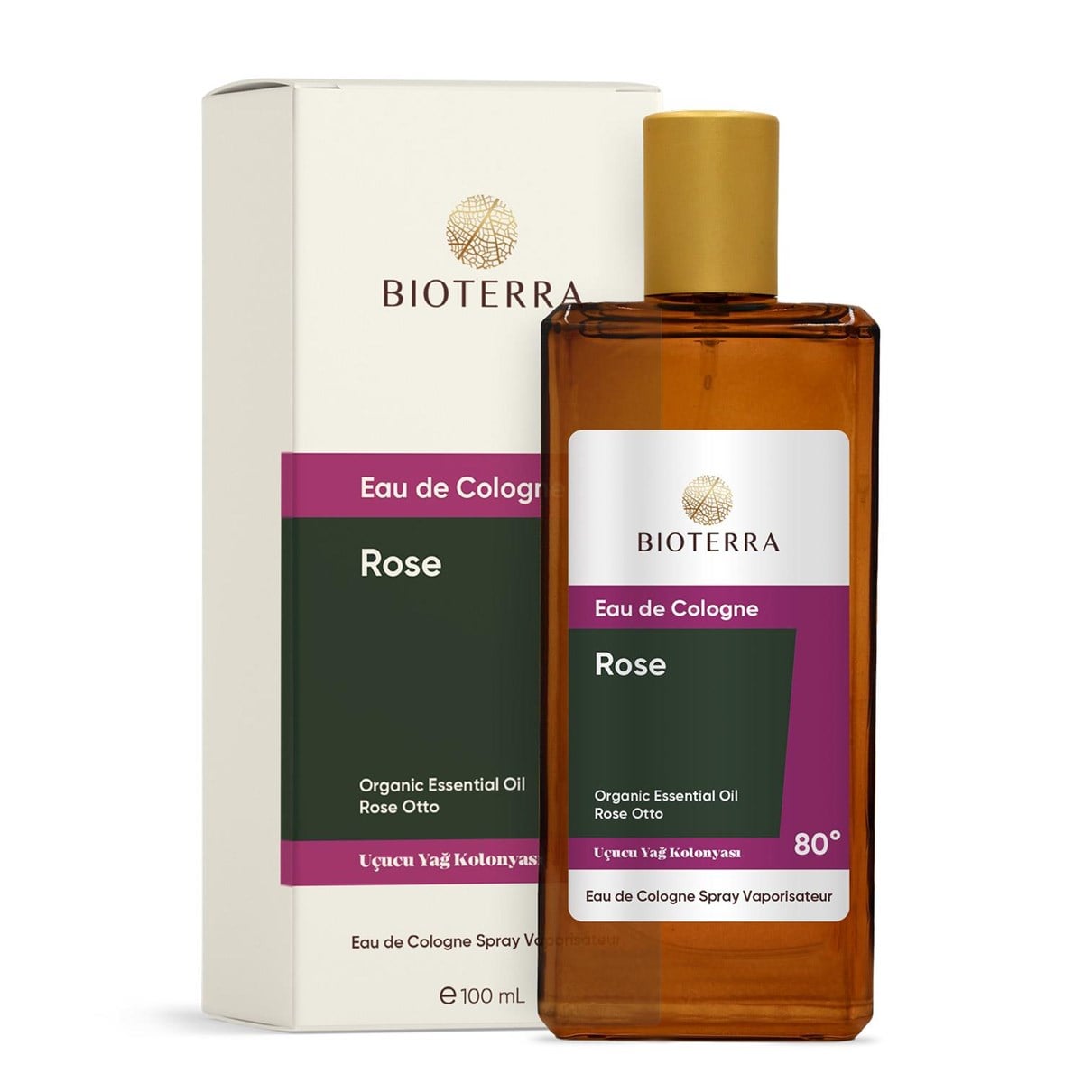 TürkiyeBioterraDNY-HD700 82 081Keskin Hediyelik Eşya Ve TekstilBioterra Gül Kolonyası 100 Ml (Rose Cologne)