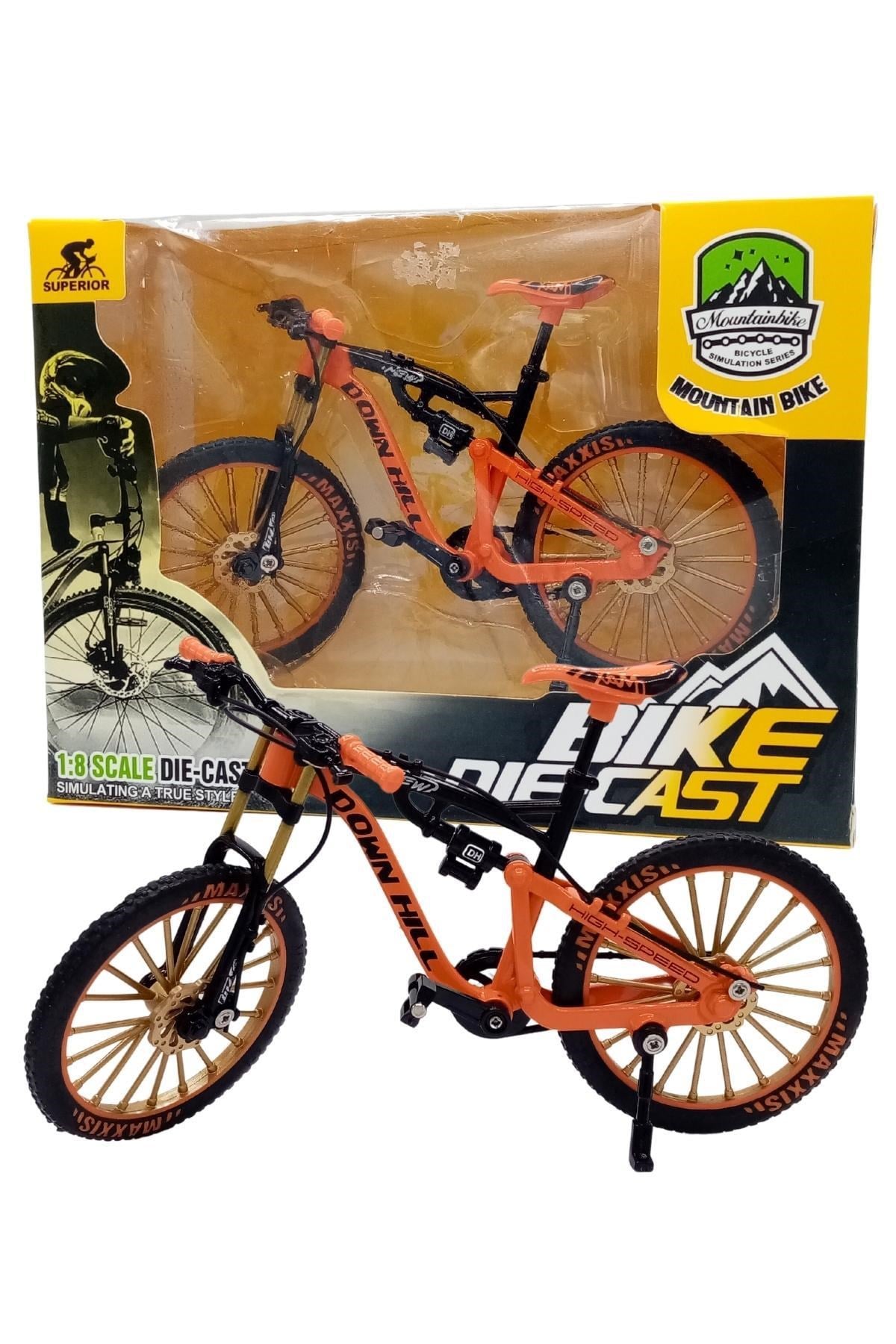 TürkiyeDünyadan HediyelerDNY-HD100878Keskin Hediyelik Eşya Ve TekstilMetal Alaşım 1:8 Die Cast Model Dağ Bisikleti Down Hill Turuncu
