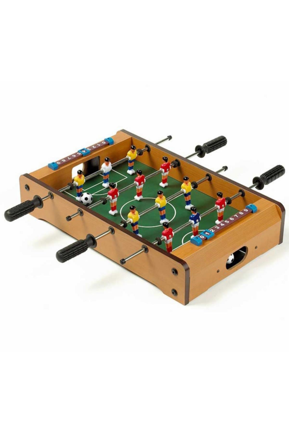 TürkiyeDünyadan HediyelerDNY-HDYKSKMSLNGRT50Keskin Hediyelik Eşya Ve TekstilAhşap Masa Üstü Futbol Langırt Oyunu 50cm