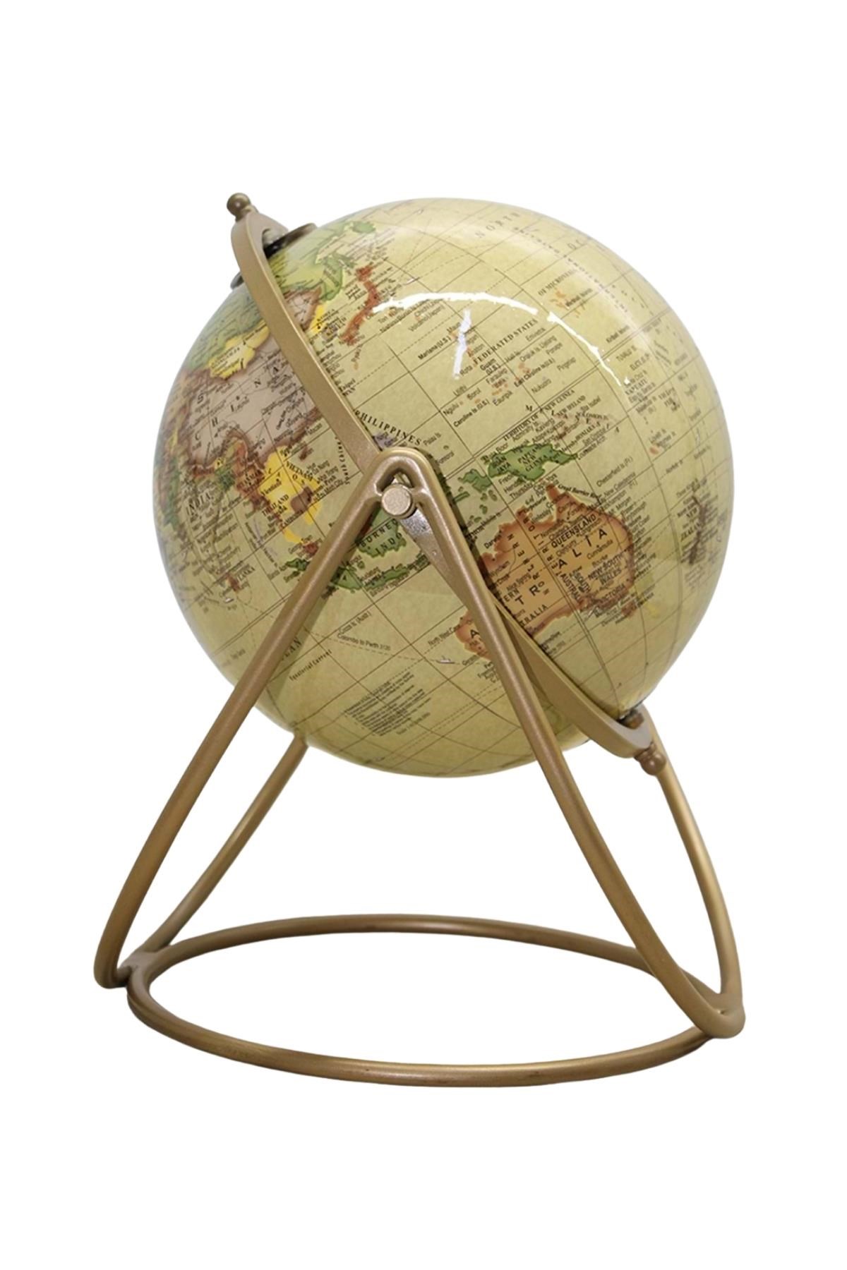 TürkiyeDünyadan HediyelerDNY-HDYSl586-CKeskin Hediyelik Eşya Ve TekstilDünya Küre Stantlı Dekoratif Döner World Globe Sl586-C 30cm