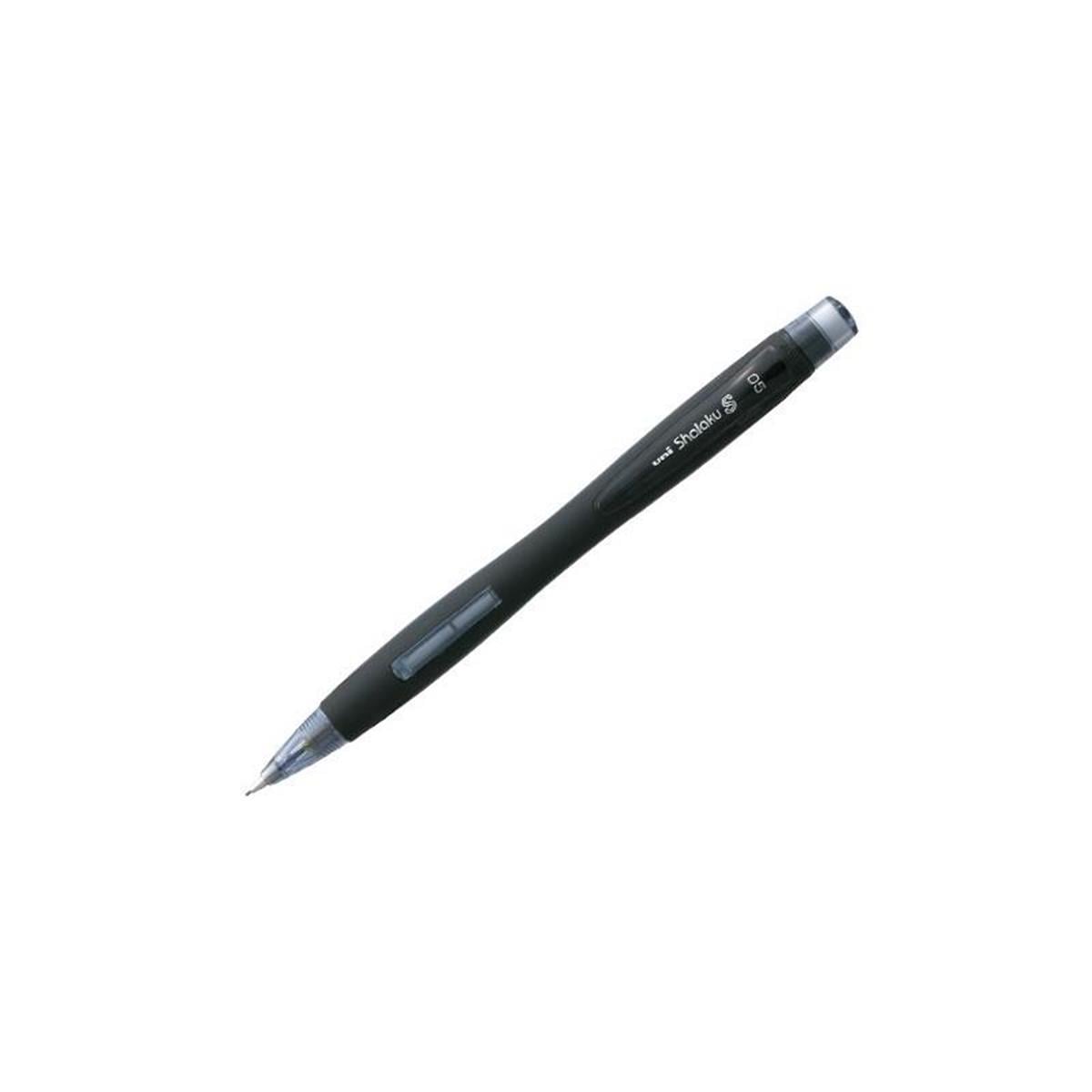 TürkiyeUni-BallDNY-HDY023300Keskin Hediyelik Eşya Ve TekstilUni-Ball Shalaku Siyah 0.5 mm Versatil Uçlu Kalem Yandan Basmalı Silgili S M5-228