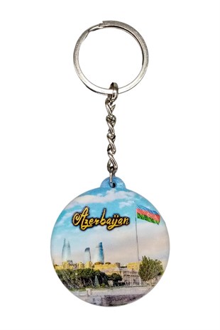 AzerbaycanDünyadan HediyelerDNY-HD101082Keskin Hediyelik Eşya Ve TekstilAzerbaycan Temalı Anahtarlık Kapak Açacak