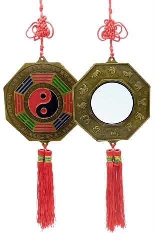 ÇinDünyadan HediyelerDNY-HD101503Keskin Hediyelik Eşya Ve TekstilÇin Feng Shui Bagua Ayna 12x40 cm