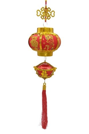 ÇinDünyadan HediyelerDNY-HDYKSKALK3418Keskin Hediyelik Eşya Ve TekstilFeng Shui Çin Feneri Şans Ve Bereket Askılık 65 cm