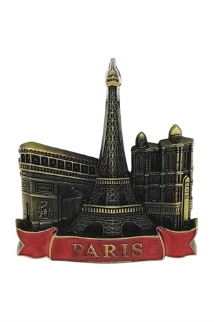 FransaDünyadan HediyelerDNY-HDMTLMGNT375Keskin Hediyelik Eşya Ve TekstilVintage Metal 3D Magnet Paris Fransa 7 cm