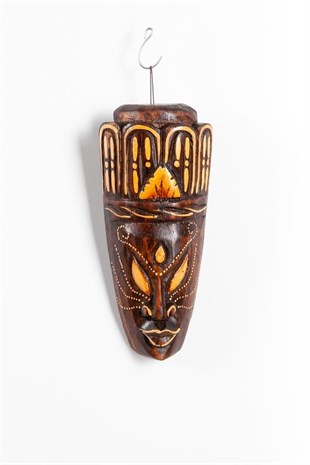 Güney Afrika CumhuriyetiDünyadan HediyelerOZ-MSK20-01Keskin Hediyelik Eşya Ve TekstilDekoratif Ağaç Mask 20 cm Duvar Dekoru